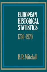 Book cover of European Historical Statistics, 1750-1970 by B. R. Mitchell