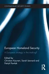 Book cover of European Homeland Security by Christian Kaunert