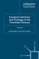 Book cover of European Literature and Theology in the Twentieth Century by D. Jasper