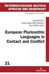 Book cover of European Pluricentric Languages in Contact and Conflict by Rudolf Muhr