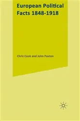 Book cover of European Political Facts, 1848-1918 by Chris Cook