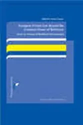 Book cover of European Private Law Beyond the Common Frame of Reference by A. Vaquer
