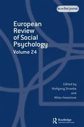 Book cover of European Review of Social Psychology: Volume 24 by Miles Hewstone