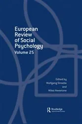 Book cover of European Review of Social Psychology: Volume 25 by Miles Hewstone