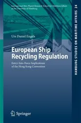 Book cover of European Ship Recycling Regulation by Urs Daniel Engels