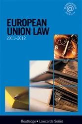 Book cover of European Union Lawcards 2011-2012 (8th ed.) by Unknown