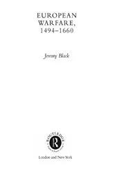 Book cover of European Warfare, 1494-1660 by Jeremy Black