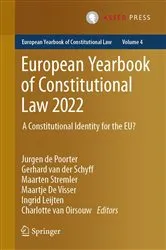 Book cover of European Yearbook of Constitutional Law 2022 by Unknown