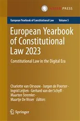 Book cover of European Yearbook of Constitutional Law 2023 by Charlotte van Oirsouw