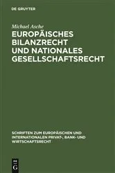 Book cover of Europäisches Bilanzrecht und nationales Gesellschaftsrecht by Unknown