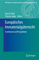 Book cover of Europäisches Immaterialgüterrecht by Reto M. Hilty