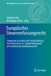 Book cover of Europäisches Steuerverfassungsrecht by Johanna Hey