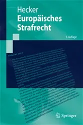 Book cover of Europäisches Strafrecht (3rd ed.) by Bernd Hecker