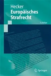 Book cover of Europäisches Strafrecht (6th ed.) by Bernd Hecker