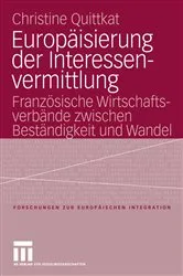 Book cover of Europäisierung der Interessenvermittlung by Unknown