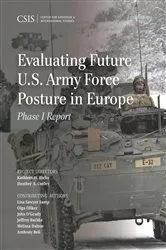 Book cover of Evaluating Future U.S. Army Force Posture in Europe by Kathleen H. Hicks