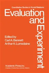 Book cover of Evaluation and Experiment by Carl A. Bennett