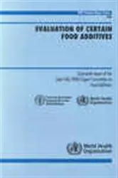 Book cover of Evaluation of Certain Food Additives by World Health Organization