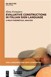 Book cover of Evaluative Constructions in Italian Sign Language (LIS) by Elena Fornasiero
