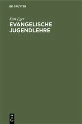 Book cover of Evangelische Jugendlehre (2nd ed.) by Karl Eger
