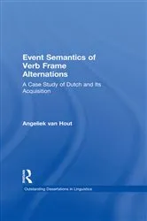 Book cover of Event Semantics of Verb Frame Alternations by Angeliek Van Hout