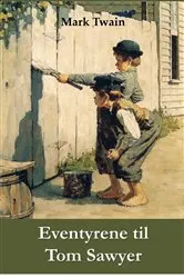 Book cover of Eventyrene til Tom Sawyer by Mark Twain
