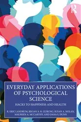 Book cover of Everyday Applications of Psychological Science by R. Eric Landrum