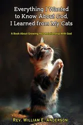 Book cover of EVERYTHING I WANTED TO KNOW ABOUT GOD I LEARNED FROM MY CATS by William E. Anderson