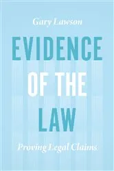 Book cover of Evidence of the Law by Unknown