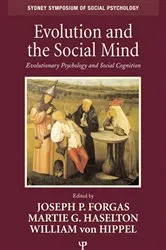 Book cover of Evolution and the Social Mind by Joseph P. Forgas