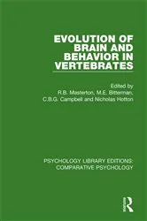Book cover of Evolution of Brain and Behavior in Vertebrates by R.B. Masterton
