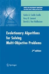 Book cover of Evolutionary Algorithms for Solving Multi-Objective Problems (2nd ed.) by Carlos Coello Coello