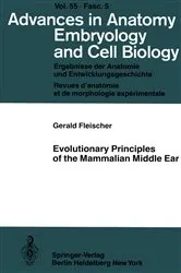 Book cover of Evolutionary Principles of the Mammalian Middle Ear by Gerald Fleischer