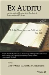 Book cover of Ex Auditu - Volume 23 by Klyne Snodgrass