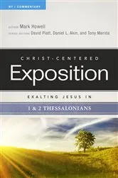 Book cover of Exalting Jesus in 1 & 2 Thessalonians by Mark Howell
