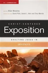 Book cover of Exalting Jesus in Leviticus by Allan Moseley