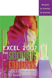 Book cover of Excel 2007 for Scientists and Engineers by Dr. Gerard Verschuuren