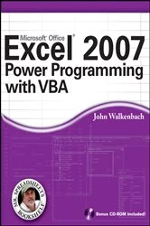 Book cover of Excel 2007 Power Programming with VBA by John Walkenbach
