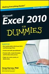 Book cover of Excel 2010 For Dummies by Greg Harvey