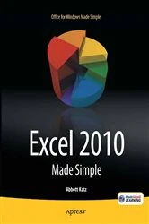 Book cover of Excel 2010 Made Simple by Abbott Katz