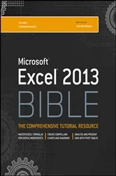Book cover of Excel 2013 Bible by John Walkenbach