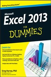 Book cover of Excel 2013 For Dummies by Greg Harvey