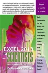Book cover of Excel 2013 for Scientists by Dr. Gerard Verschuuren
