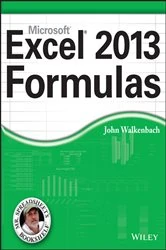 Book cover of Excel 2013 Formulas by John Walkenbach