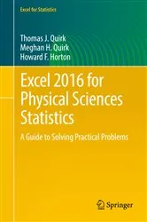 Book cover of Excel 2016 for Physical Sciences Statistics by Unknown