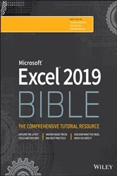 Book cover of Excel 2019 Bible by Michael Alexander