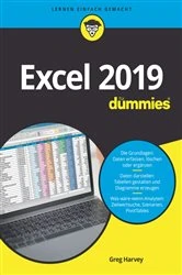 Book cover of Excel 2019 für Dummies by Greg Harvey