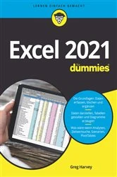 Book cover of Excel 2021 für Dummies by Greg Harvey