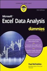 Book cover of Excel Data Analysis For Dummies (5th ed.) by Paul McFedries