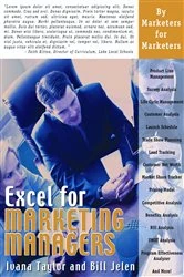 Book cover of Excel for Marketing Managers by Ivana Taylor